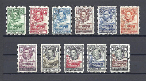 BECHUANALAND 1938/52 SG 118/28 USED Cat £100