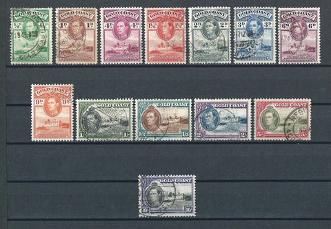 GOLD COAST 1938/43 SG 120a/32 USED Cat £70