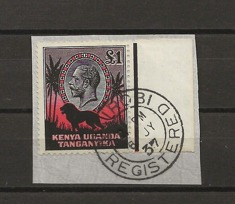 KENYA, UGANDA & TANGANYIKA 1935/37 SG 123 USED Cat £425