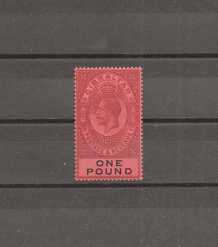 GIBRALTAR 1912/27 SG 85 MNH Cat £140