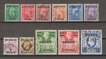 BAHRAIN 1948/49 SG 51/60a USED Cat £95