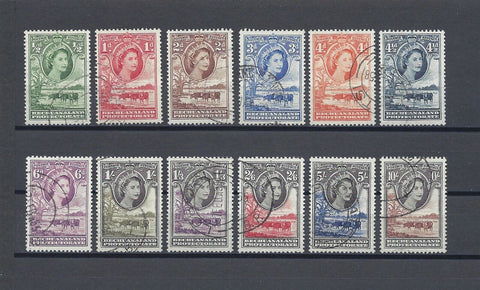 BECHUANALAND 1955/58 SG 143/53 USED £70