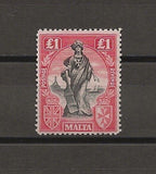 MALTA 1922/26 SG 139 MINT Cat £150