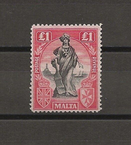 MALTA 1922/26 SG 139 MINT Cat £150