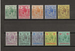 GRENADA 1913/22 SG 89/101 MINT Cat £95