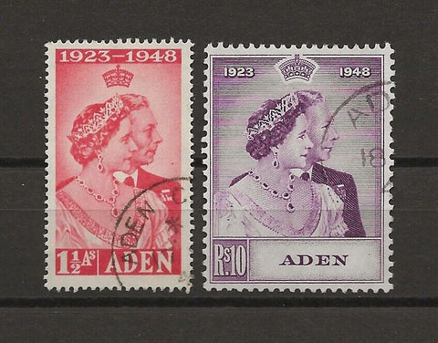 ADEN 1949 SG 30/31 USED Cat £57.25