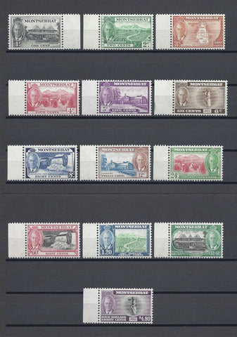 MONTSERRAT 1951 SG 123/35 MNH Cat £75