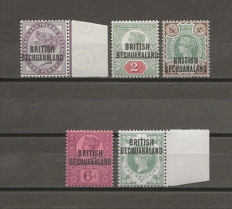 BECHUANALAND 1891/1904 SG 33/7 MNH Cat £50