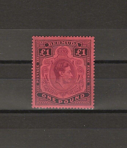 BERMUDA 1938/53 SG 121 MLH Cat £300. CERT