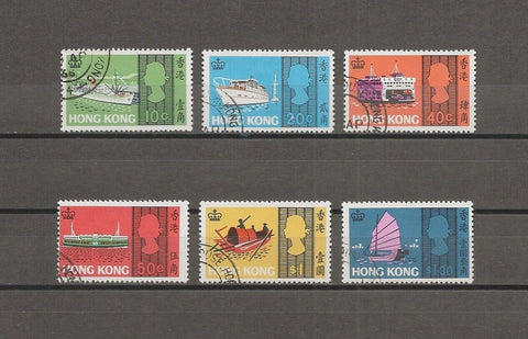 HONG KONG 1968 SG 247/52 USED CAT £25