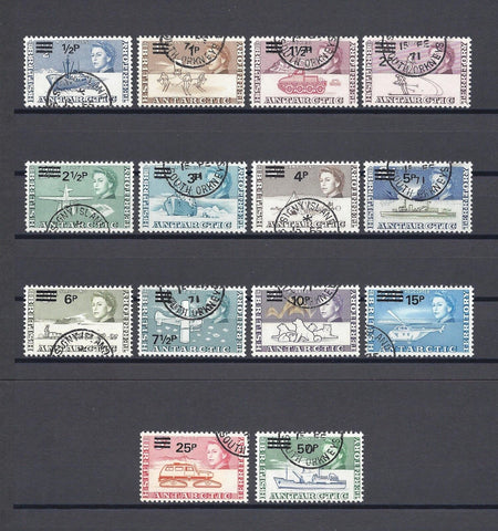 BRITISH ANTARCTIC TERRITORY SG 24/37 USED Cat £80