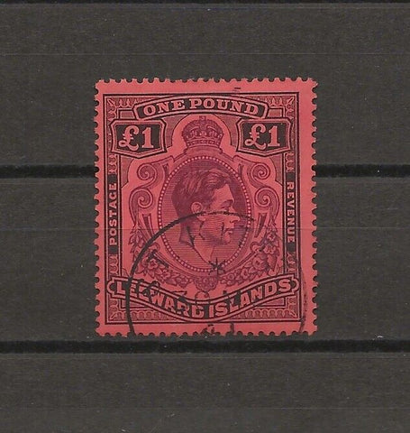 LEEWARD ISLANDS 1938/51 SG 114 USED Cat £450