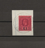 GILBERT & ELLICE ISLANDS 1912/24 SG 24 USED Cat £1600. CERT