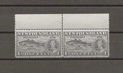 CANADA/NEWFOUNDLAND 1937 SG 257b MNH Pair Cat £38.50