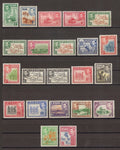 FIJI 1938/55 SG 249/66b MINT Cat £275