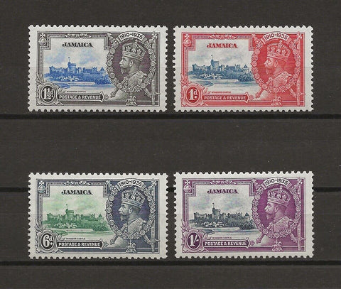 JAMAICA 1935 SG 114/7 MNH Cat £21