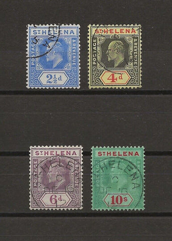 ST HELENA 1908 SG 64/70 USED Cat £325