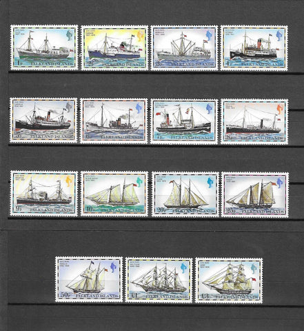 FALKLAND ISLANDS 1978/82 SG 331/45 MNH Cat £17