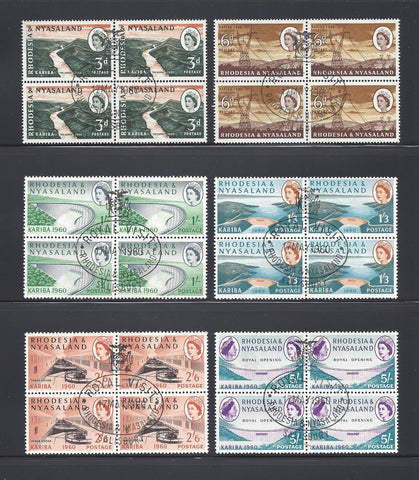 RHODESIA & NYASALAND 1960 SG 32/7 USED Cat £100