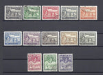 TURKS & CAICOS ISLANDS 1938 SG 194/205 USED Cat £65