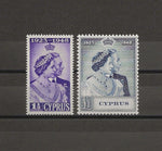 CYPRUS 1948 SG 166/7 MNH Cat £61.50