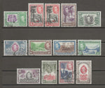 BRITISH HONDURAS 1938/47 SG 150/61 USED Cat £121.50