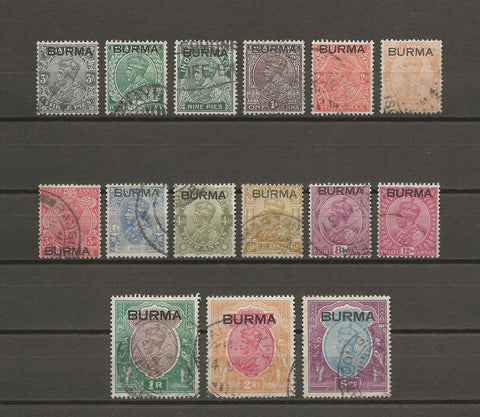 BURMA 1937 SG 1/16 USED Cat £90