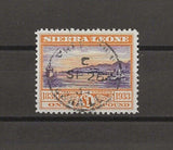 SIERRA LEONE 1933 SG 180 USED Cat £900. CERT