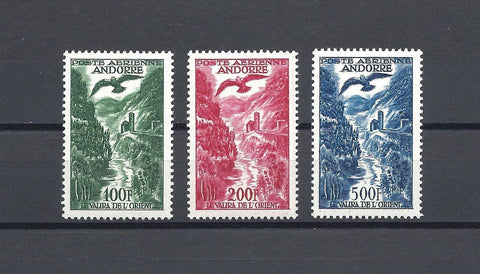 ANDORRA 1955 SG F163/F165 MNH Cat £250