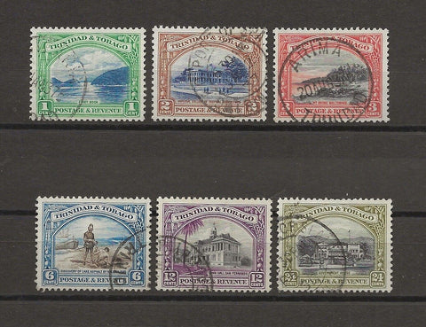 TRINIDAD & TOBAGO 1935/37 SG 230a/36a USED Cat £54.50