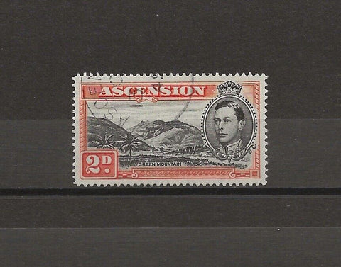 ASCENSION 1938/53 SG 41ba USED Cat £900. CERT