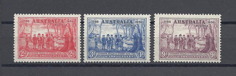 AUSTRALIA 1937 SG 193/5 MINTCat £38