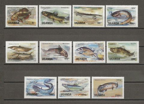 UGANDA 1985 SG 457/67 MNH Cat £10