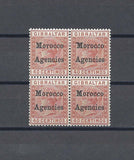 MOROCCO AGENCIES/GIBRALTAR 1899 SG 13/13b MINT Cat £425