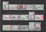 CAYMAN ISLANDS 1962/64 SG 165/79 USED Cat £60