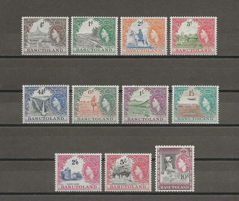 BASTUOLAND 1954-58 SG 43/53 MNH Cat £110