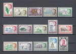 CAYMAN ISLANDS 1962/64 SG 165/79 MNH Cat £95