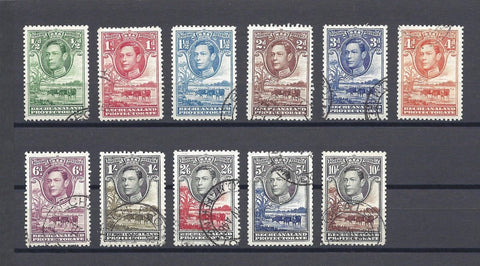 BECHUANALAND 1938/52 SG 118/28 USED Cat £100