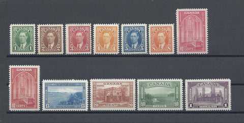 CANADA 1937/38 SG 357/67, 363a MINT Cat £180