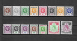 LEEWARD ISLANDS 1954 SG 126/40 MNH £75