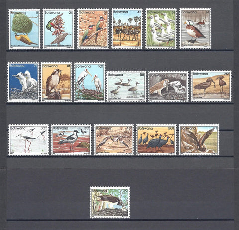 BOTSWANA 1982/7 SG 515/32 MNH Cat £50