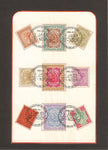 INDIA 1903 USED "Special Coronation Group on Piece"