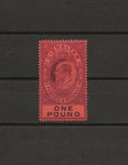 GIBRALTAR 1904/08 SG 64 MINT Cat £650