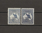 AUSTRALIA 1915/27 SG 36/36b MINT Cat £79