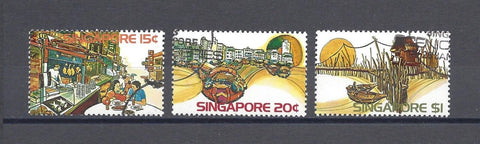 SINGAPORE 1975 SG 246/8 USED Cat £7.50