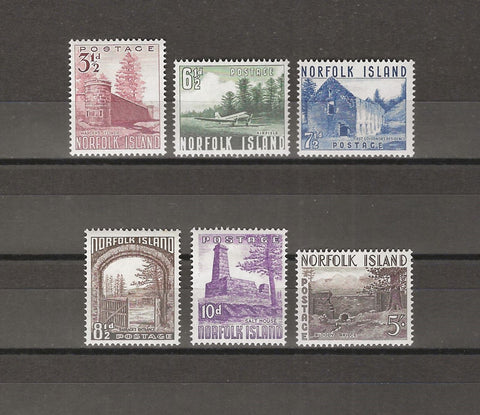 NORFOLK ISLAND 1953 SG 13/18 MINT Cat £32