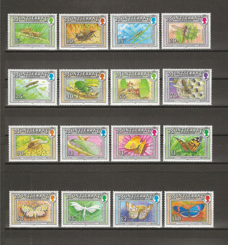 MONTSERRAT 1992  SG 889/904 MNH Cat £30